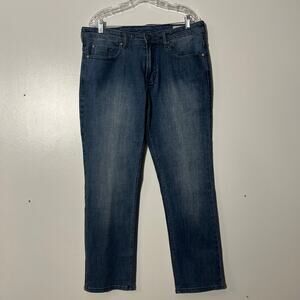 Buffalo David bitton Jackson-X Straight Stretch Blue 5 Pocket Jeans‎ Men’s 34x30